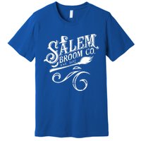 Salem Broom Co Est 1692 Funny Halloween Witch Quote Graphic Gift Premium T-Shirt