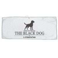 Some Bar Called The Black Dog London Ttpd Large Microfiber Waffle Golf Towel