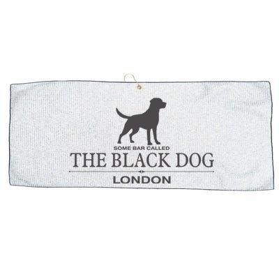 Some Bar Called The Black Dog London Ttpd Large Microfiber Waffle Golf Towel