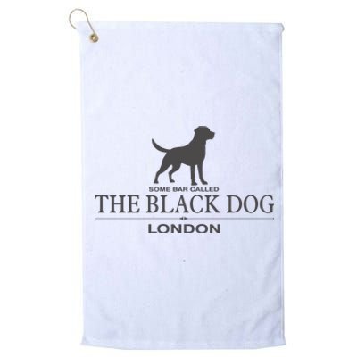 Some Bar Called The Black Dog London Ttpd Platinum Collection Golf Towel