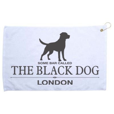 Some Bar Called The Black Dog London Ttpd Grommeted Golf Towel