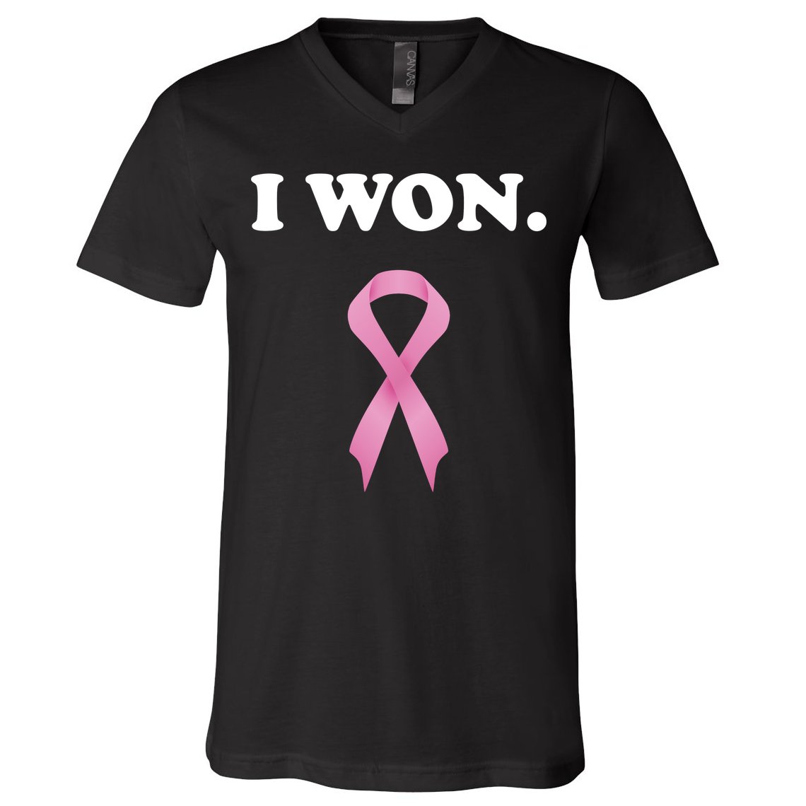Breast Cancer Survivor V-Neck T-Shirt