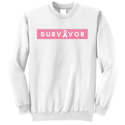 Survivor Breast Cancer Awareness Sweatshirt