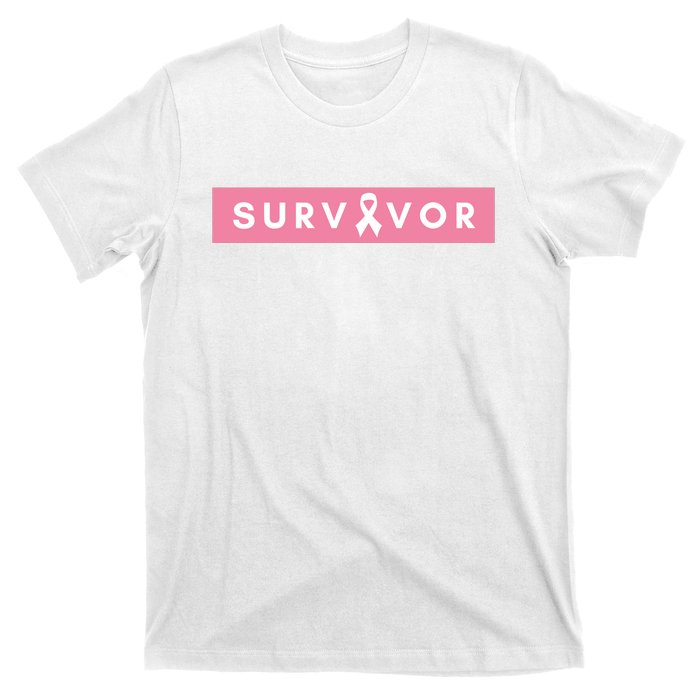 Survivor Breast Cancer Awareness T-Shirt