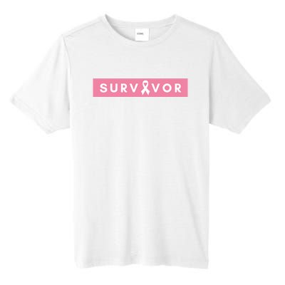 Survivor Breast Cancer Awareness Tall Fusion ChromaSoft Performance T-Shirt