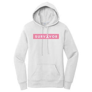 Survivor Breast Cancer Awareness Women's Pullover Hoodie