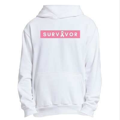 Survivor Breast Cancer Awareness Urban Pullover Hoodie