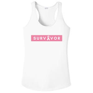 Survivor Breast Cancer Awareness Ladies PosiCharge Competitor Racerback Tank