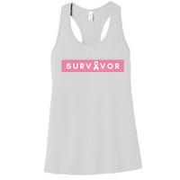 Survivor Breast Cancer Awareness Women's Racerback Tank