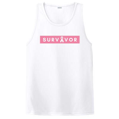 Survivor Breast Cancer Awareness PosiCharge Competitor Tank