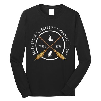 Salem Broom Company For A Witch Fan Long Sleeve Shirt