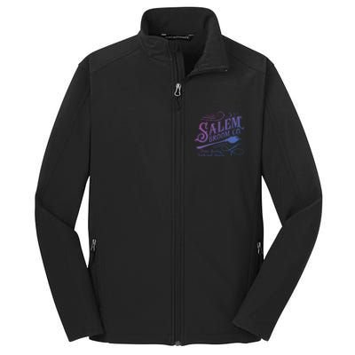 Salem Broom Company Est 1692 Halloween Funny Gift Core Soft Shell Jacket