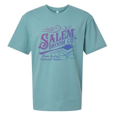 Salem Broom Company Est 1692 Halloween Funny Gift Sueded Cloud Jersey T-Shirt