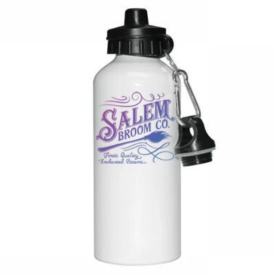 Salem Broom Company Est 1692 Halloween Funny Gift Aluminum Water Bottle