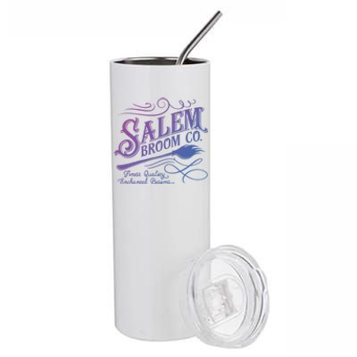 Salem Broom Company Est 1692 Halloween Funny Gift Stainless Steel Tumbler