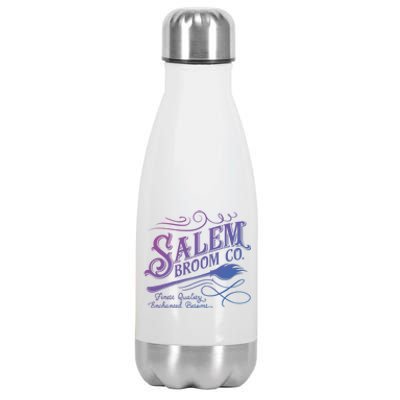 Salem Broom Company Est 1692 Halloween Funny Gift Stainless Steel Insulated Water Bottle