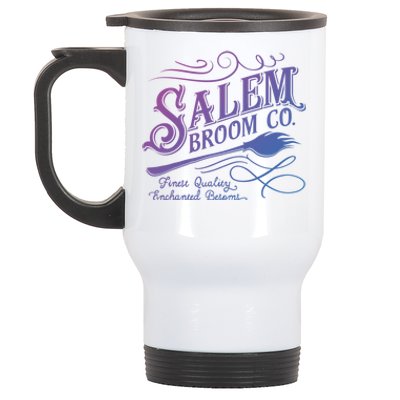 Salem Broom Company Est 1692 Halloween Funny Gift Stainless Steel Travel Mug