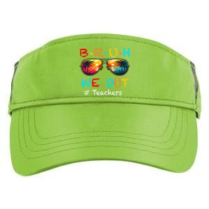 Summer Break Cute End Of School Year Bruh We Out Teachers Gift Adult Drive Performance Visor