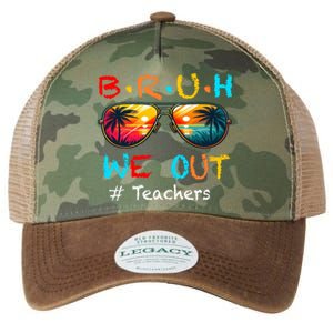 Summer Break Cute End Of School Year Bruh We Out Teachers Gift Legacy Tie Dye Trucker Hat