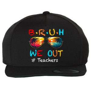 Summer Break Cute End Of School Year Bruh We Out Teachers Gift Wool Snapback Cap