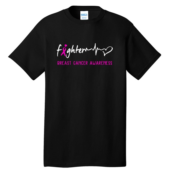 Support Breast Cancer Fighter Survivor Breast Cancer Awareness Gifts Tall T-Shirt