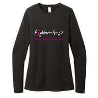 Support Breast Cancer Fighter Survivor Breast Cancer Awareness Gifts Womens CVC Long Sleeve Shirt