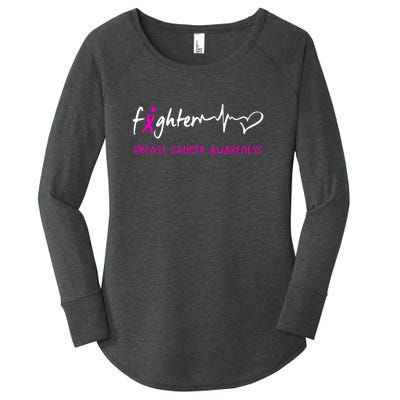 Support Breast Cancer Fighter Survivor Breast Cancer Awareness Gifts Women's Perfect Tri Tunic Long Sleeve Shirt