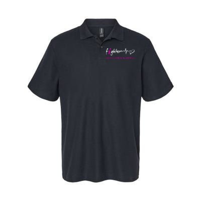 Support Breast Cancer Fighter Survivor Breast Cancer Awareness Gifts Softstyle Adult Sport Polo