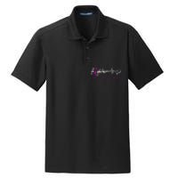 Support Breast Cancer Fighter Survivor Breast Cancer Awareness Gifts Dry Zone Grid Polo