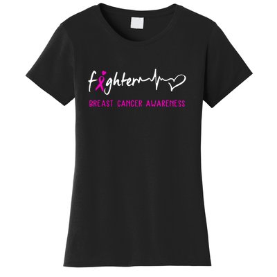 Support Breast Cancer Fighter Survivor Breast Cancer Awareness Gifts Women's T-Shirt