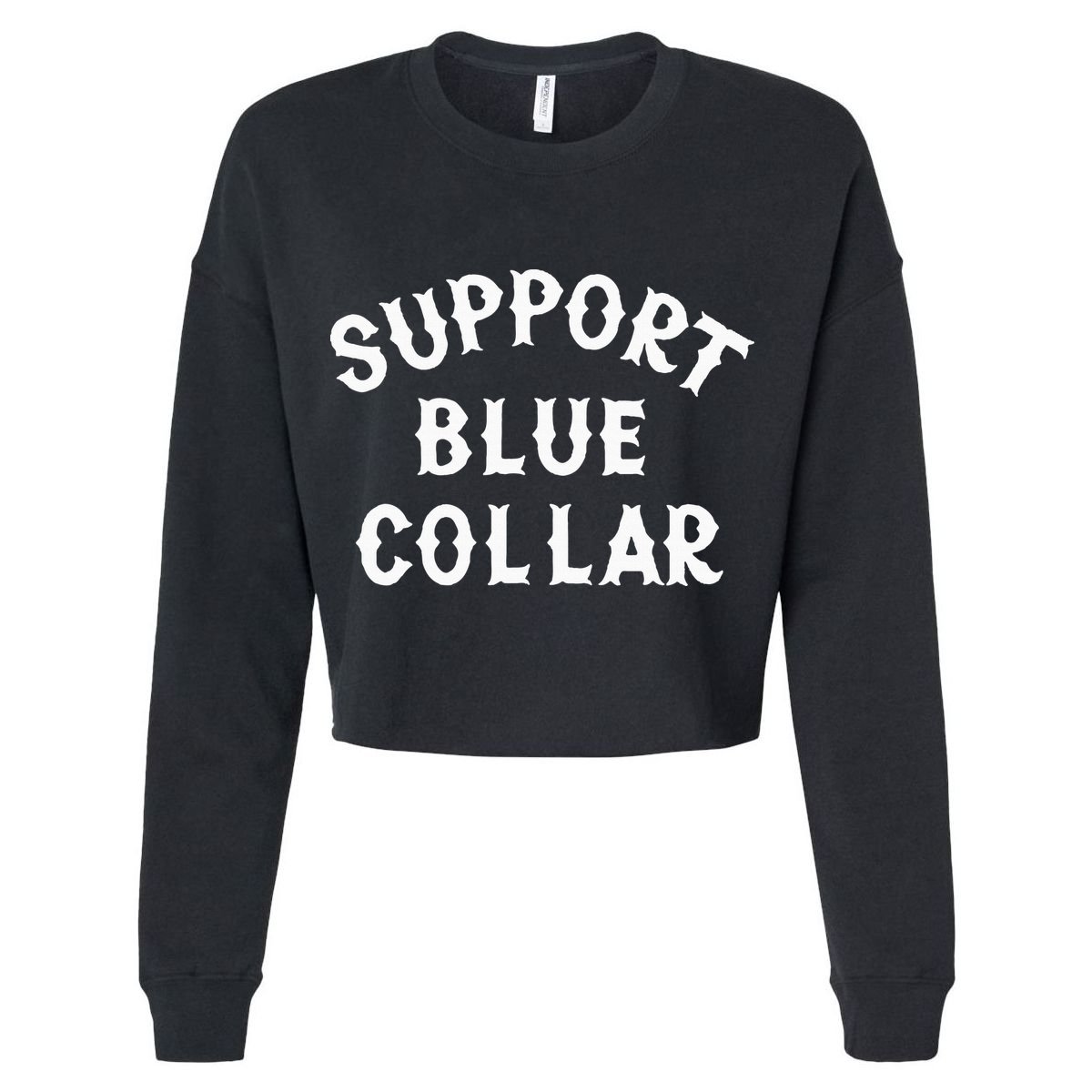 Support Blue Collar Funny Support V-Neck T-Shirt