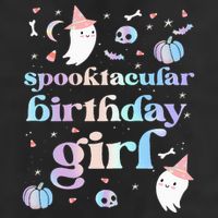 Spooktacular Birthday Cute Ghost Halloween Party Cool Comfort Performance Bucket Hat
