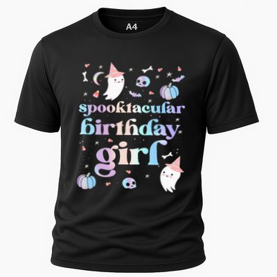 Spooktacular Birthday Cute Ghost Halloween Party Performance Shirt