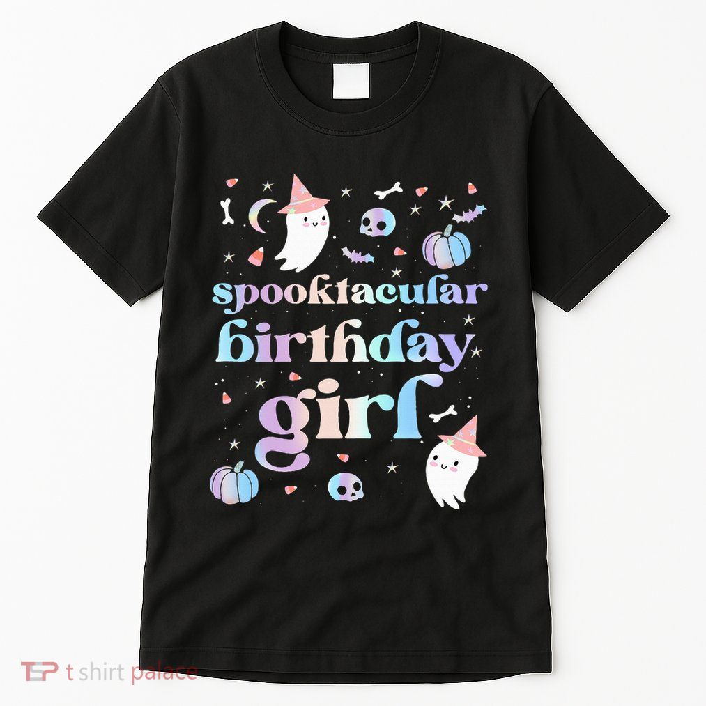 Spooktacular Birthday Cute Ghost Halloween Party Tall T-Shirt