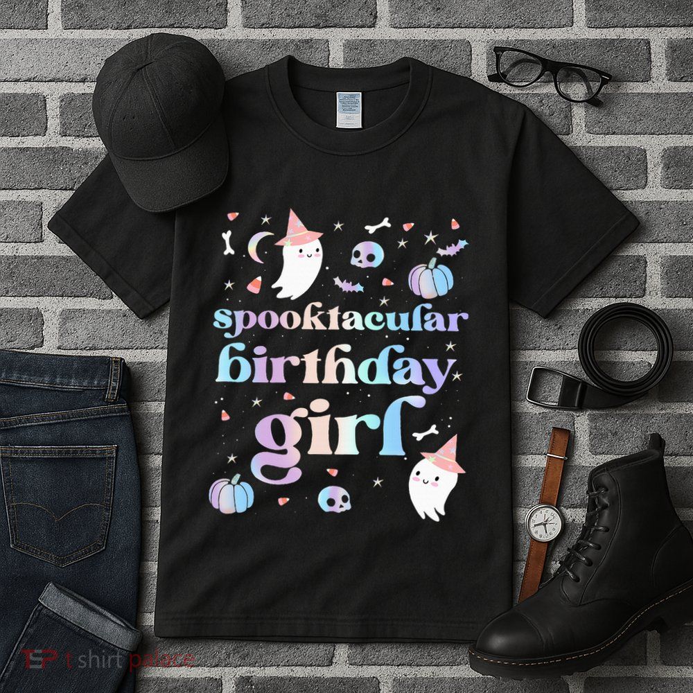 Spooktacular Birthday Cute Ghost Halloween Party Tall T-Shirt