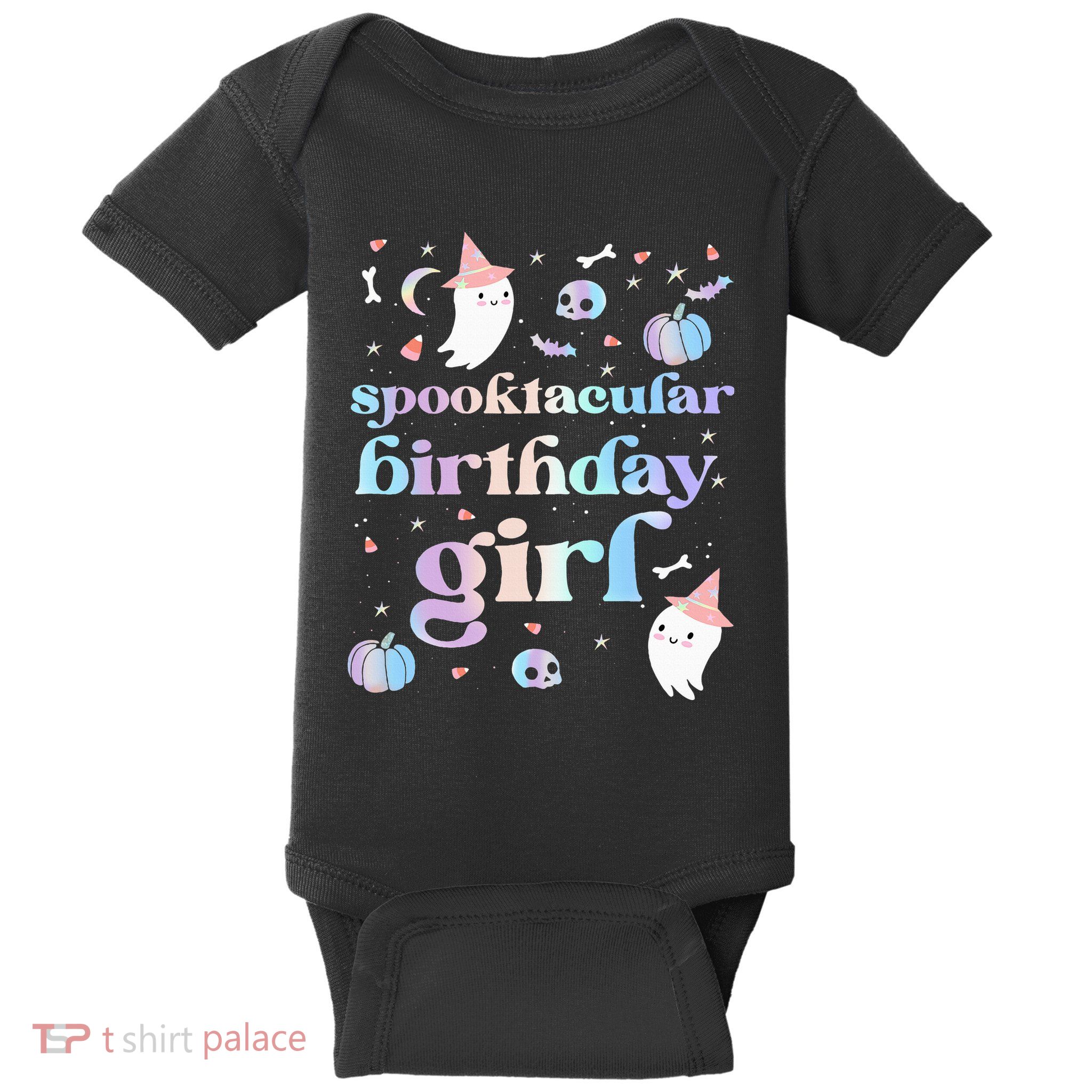 Spooktacular Birthday Cute Ghost Halloween Party Baby Bodysuit