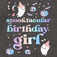 Spooktacular Birthday Cute Ghost Halloween Party Vector Backpack