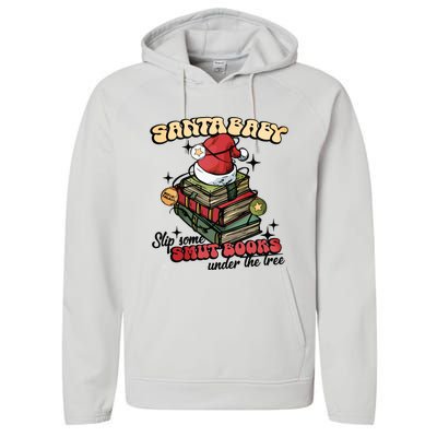 Smut Books Christmas Book Lover Performance Fleece Hoodie