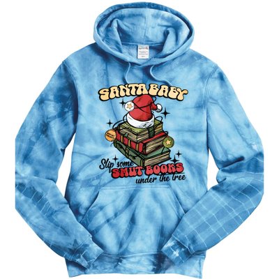 Smut Books Christmas Book Lover Tie Dye Hoodie