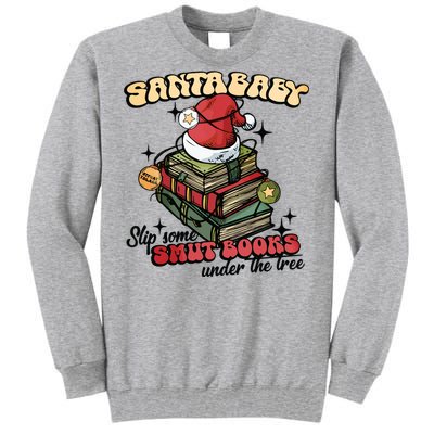 Smut Books Christmas Book Lover Tall Sweatshirt