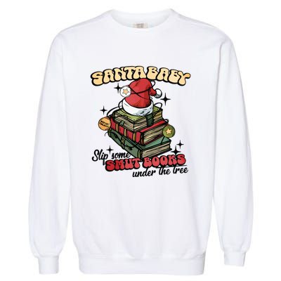 Smut Books Christmas Book Lover Garment-Dyed Sweatshirt