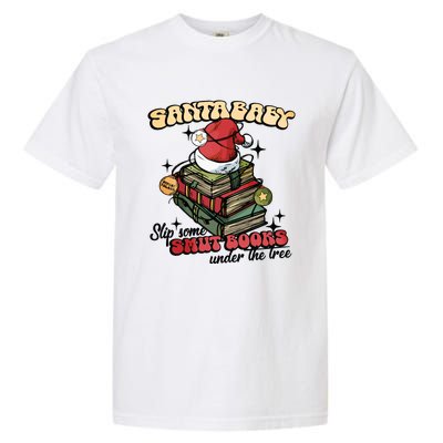 Smut Books Christmas Book Lover Garment-Dyed Heavyweight T-Shirt