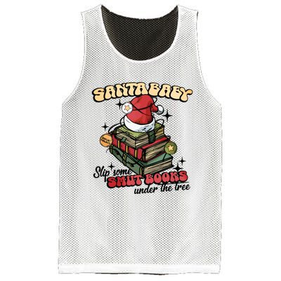 Smut Books Christmas Book Lover Mesh Reversible Basketball Jersey Tank