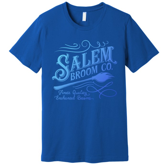 Salem Broom Company Est 1692 Halloween Funny Gift Premium T-Shirt