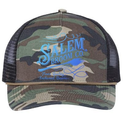 Salem Broom Company Est 1692 Halloween Funny Gift Retro Rope Trucker Hat Cap