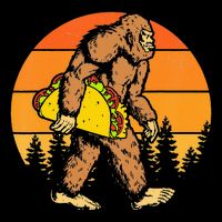 Sasquatch Bigfoot Carrying Taco Funny Cinco De Mayo Sustainable Bucket Hat