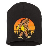 Sasquatch Bigfoot Carrying Taco Funny Cinco De Mayo Short Acrylic Beanie