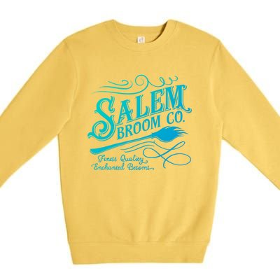 Salem Broom Company Est 1692 Halloween Funny Gift Premium Crewneck Sweatshirt