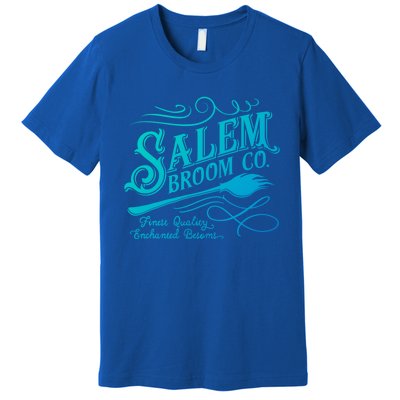 Salem Broom Company Est 1692 Halloween Funny Gift Premium T-Shirt