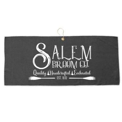 Salem Broom Company Established 1692 Vintage Halloween Witch Great Gift Large Microfiber Waffle Golf Towel